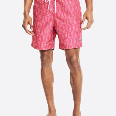 Sustainably Crafted Seahorse 8" Swim Shorts